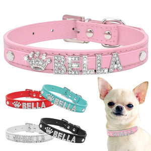 Rhinestone Puppy Dog Collar