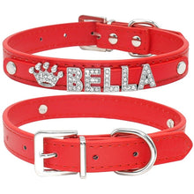 Load image into Gallery viewer, Rhinestone Puppy Dog Collar