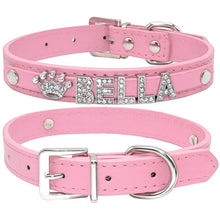 Load image into Gallery viewer, Rhinestone Puppy Dog Collar