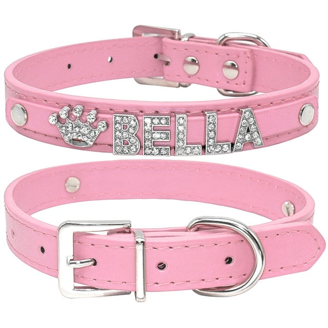 Rhinestone Puppy Dog Collar